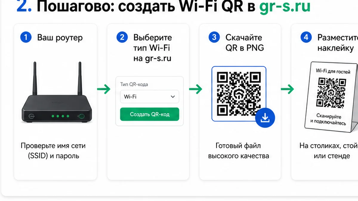 Создание Wi-Fi QR в gr-s.ru
